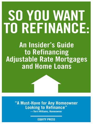 cover image of So You Want to Refinance